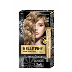 Постоянная краска Belle´Fine Nº 6.0 Темно-золотистый (30 ml) цена и информация | Краска для волос | pigu.lt