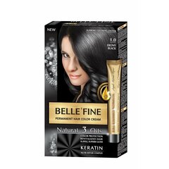 Ilgalaikiai dažai Belle´Fine N 1.0 black, 30 ml kaina ir informacija | Plaukų dažai | pigu.lt