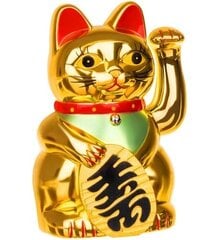 Китайский символ счастья Maneki-Neko, золотая цена и информация | Другие оригинальные подарки | pigu.lt