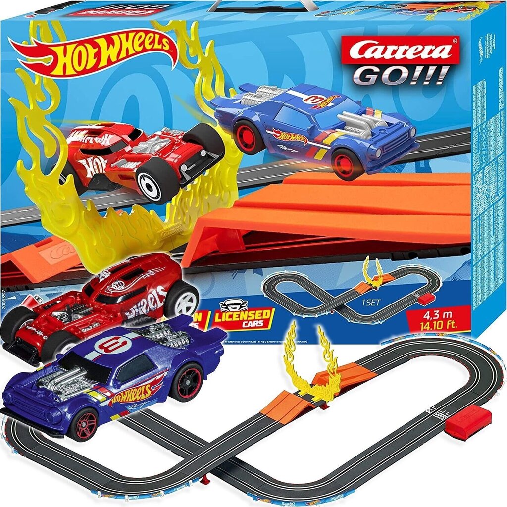 Lenktynių trasa Hot Wheels Carrera Go kaina ir informacija | Žaislai berniukams | pigu.lt