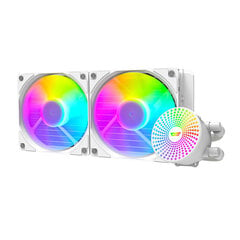 Darkflash PC Water Cooling Darkflash DC240 ARGB 2x 120x120 (white) kaina ir informacija | Procesorių aušintuvai | pigu.lt