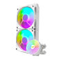 Darkflash PC Water Cooling Darkflash DC240 ARGB 2x 120x120 (white) kaina ir informacija | Procesorių aušintuvai | pigu.lt