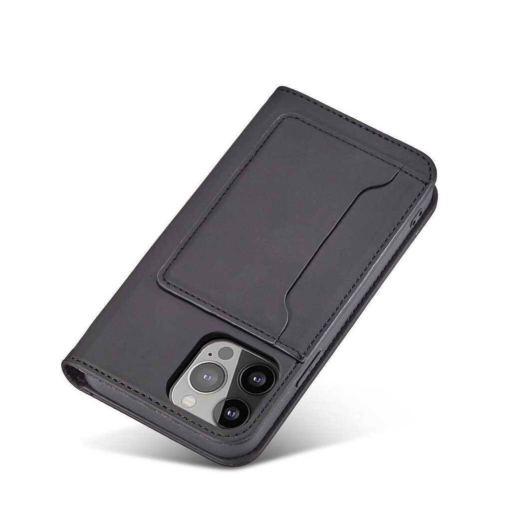 Magnet Card Case, juodas kaina ir informacija | Telefono dėklai | pigu.lt