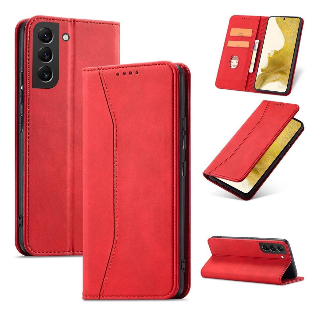 Magnet Fancy Case, raudonas kaina ir informacija | Telefono dėklai | pigu.lt