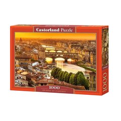 Dėlionė su miesto vaizdu Castorland Bridges of Florence, 1000 d. kaina ir informacija | Dėlionės (puzzle) | pigu.lt