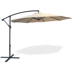 Уличный регулируемый зонт с подставкой Shademaster II от Fieldmann, бежевый цвет цена и информация | Зонты, маркизы, стойки | pigu.lt