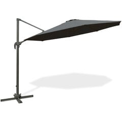 Уличный регулируемый зонт с подставкой Shademaster от Fieldmann, черный цвет цена и информация | Зонты, маркизы, стойки | pigu.lt