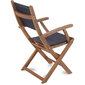 Kėdė Fellini by Fieldmann, pilka/ruda kaina ir informacija | Lauko kėdės, foteliai, pufai | pigu.lt