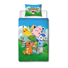 Детский комплект постельного белья Pokemon 140x200см, 2 части  цена и информация | Детское постельное бельё | pigu.lt