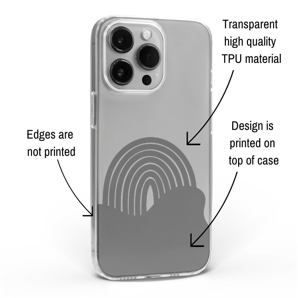 Alerio Print skirtas iPhone 13, smėlio kaina ir informacija | Telefono dėklai | pigu.lt