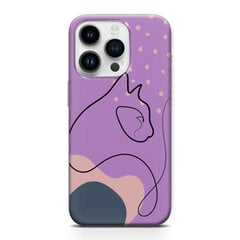 Alerio Print skirtas iPhone 11 Pro Max, violetinis kaina ir informacija | Telefono dėklai | pigu.lt