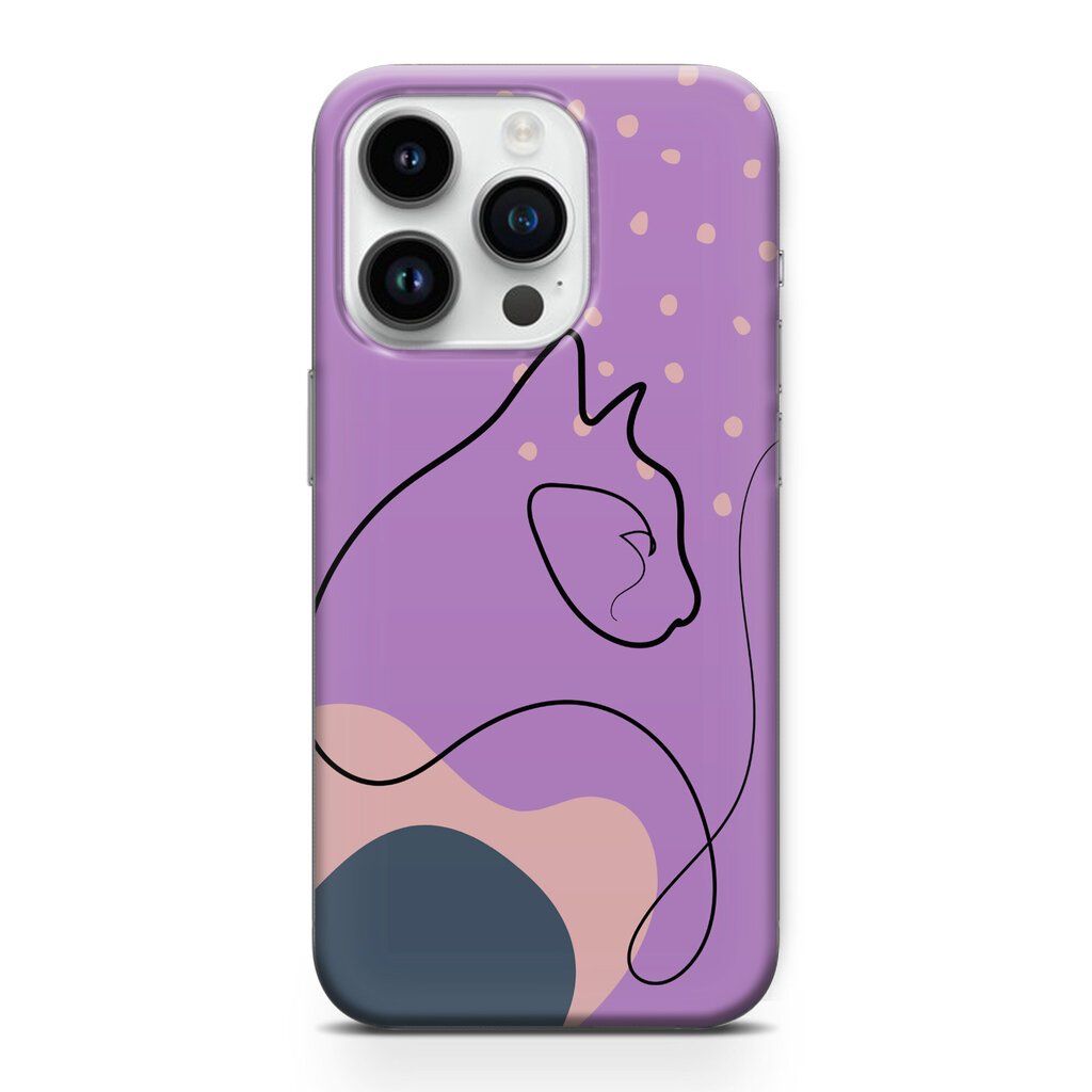 Alerio Print skirtas iPhone 13 Mini, violetinis kaina ir informacija | Telefono dėklai | pigu.lt