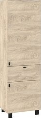 Komoda Meblocross Vegas, 190x60x42 cm, juoda/smėlio kaina ir informacija | Komodos | pigu.lt