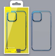 Силиконовый чехол Baseus Shining Case (Anti-fall) зелёный  для iPhone 12ProMax цена и информация | Чехлы для телефонов | pigu.lt