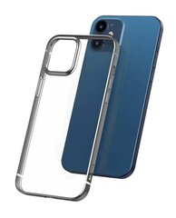 Baseus Shining Case Гибкий гелевый чехол с блестящей металлической рамкой для iPhone 12 mini Moonlight silver цена и информация | Чехлы для телефонов | pigu.lt