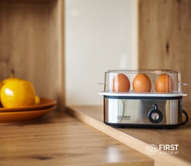 Электрическая яйцеварка TZS First Austria, регулируемый термостат, 3 яйца, FA-5115-2 цена и информация | Особенные приборы для приготовления пищи | pigu.lt
