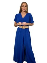 Suknelė moterims 24130, mėlyna kaina ir informacija | Suknelės | pigu.lt
