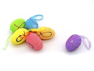 Яйца пасхальные декоративные 6 шт. цена и информация | Праздничные декорации | pigu.lt