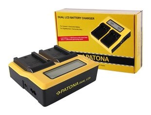 Зарядное устройство Patona DUAL LCD NP-FZ100 состоит из зарядного устройства 1809 и 2 адаптеров 16836. цена и информация | Аккумуляторы для фотоаппаратов | pigu.lt