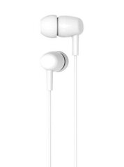 XO wired earphones EP50 jack 3,5mm white 1pcs цена и информация | Наушники | pigu.lt