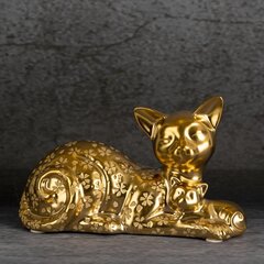 Декоративная фигурка из шпаклевки (02) 22 х 9 х 14 см золото цена и информация | Детали интерьера | pigu.lt