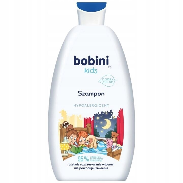 Hipoalerginis plaukų šampūnas Bobini Kids, 500 ml цена и информация | Kosmetika vaikams ir mamoms | pigu.lt