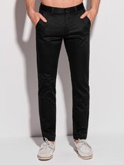 Брюки чинос P1270, черные, 120135-X цена и информация | Мужские брюки | pigu.lt