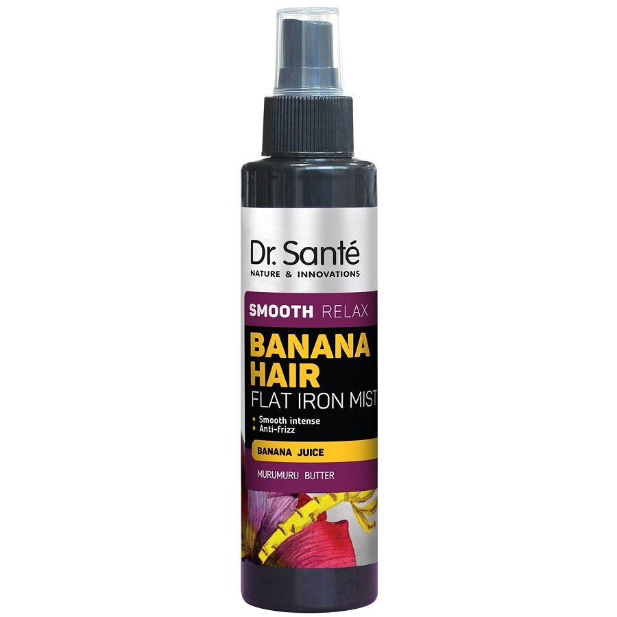 Plaukų lakas Dr.Sante Banana Hair Flat Iron Mist, plaukams tiesinti, 150 ml kaina ir informacija | Plaukų formavimo priemonės | pigu.lt