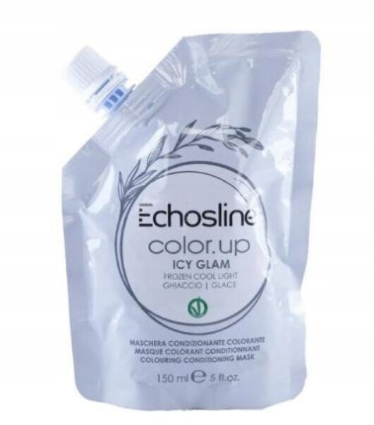 Dažanti plaukų kaukė Echosline Color.up Colouring Conditioning Mask Icy Glam, 150ml цена и информация | Priemonės plaukų stiprinimui | pigu.lt