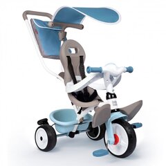 Triratis dviratukas Smoby Baby Balade Plus 3 in 1, mėlynas kaina ir informacija | Triratukai | pigu.lt