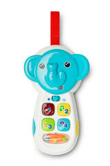 Edukacinis žaislas telefonas-drambliukas Toyz kaina ir informacija | Žaislai kūdikiams | pigu.lt
