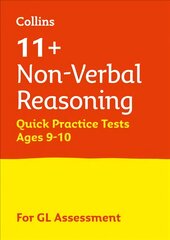 11plus Non-Verbal Reasoning Quick Practice Tests Age 9-10 Year 5: For the 2023 Assessment Tests kaina ir informacija | Knygos paaugliams ir jaunimui | pigu.lt
