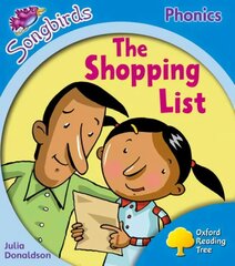 Oxford Reading Tree Songbirds Phonics: Level 3: The Shopping List, Level 3 цена и информация | Книги для подростков  | pigu.lt