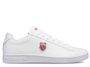 Court shield k-swiss for men's white 06599-113-m 06599-113-M цена и информация | Кроссовки для мужчин | pigu.lt