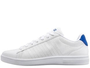 Court shield k-swiss for men's white 06599-117-m 06599-117-M цена и информация | Кроссовки для мужчин | pigu.lt