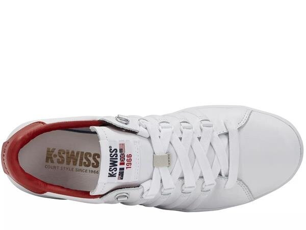 Sportiniai batai vyrams K-Swiss 07943998M, balti kaina ir informacija | Kedai vyrams | pigu.lt