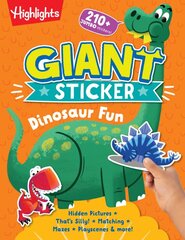 Giant Sticker Dinosaur Fun kaina ir informacija | Knygos mažiesiems | pigu.lt