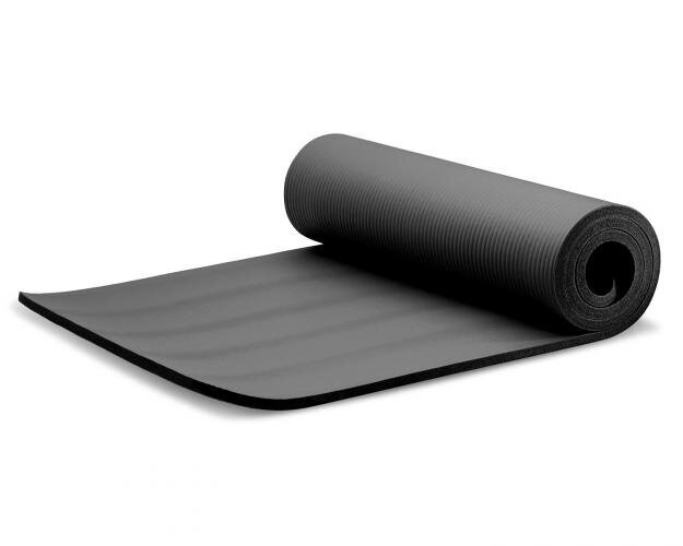 Gimnastikos kilimėlis Sportbay® NBR, juodas kaina ir informacija | Kilimėliai sportui | pigu.lt