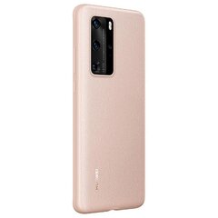 Original Case for Huawei P40 - PU Protective Cover (51993713) PINK цена и информация | Чехлы для телефонов | pigu.lt