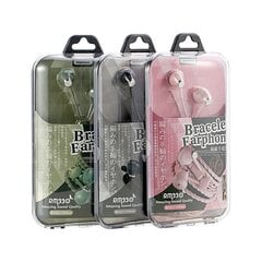 REMAX Earphones - RM-330 Wrist Bracelet Pink цена и информация | Наушники | pigu.lt