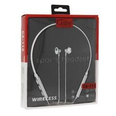 GJBY headphones - SPORTS BLUETOOTH CA-113 White цена и информация | Наушники | pigu.lt