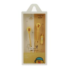 Earphones CASNI - CS-180 with microphone Yellow цена и информация | Наушники | pigu.lt