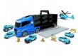 Mašinėlių transporteris - policijos mašinų rinkinys Jin Jia Toys kaina ir informacija | Žaislai berniukams | pigu.lt