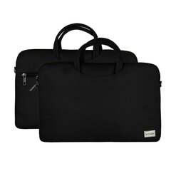 Wonder Briefcase Laptop 13-14 inches black POK042620 цена и информация | Рюкзаки, сумки, чехлы для компьютеров | pigu.lt