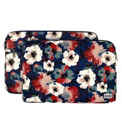 Wonder Sleeve Laptop 15-16 inches blue and camellias POK042647 цена и информация | Рюкзаки, сумки, чехлы для компьютеров | pigu.lt