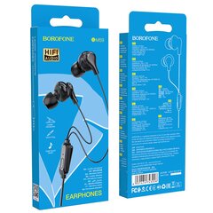 Borofone Earphones BM59 Collar black цена и информация | Теплая повязка на уши, черная | pigu.lt