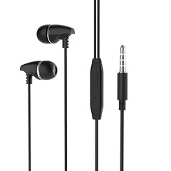 Borofone Earphones BM25 Sound Edge with microphone black цена и информация | Наушники | pigu.lt