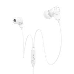 Borofone Earphones BM64 Goalant with microphone white цена и информация | Теплая повязка на уши, черная | pigu.lt