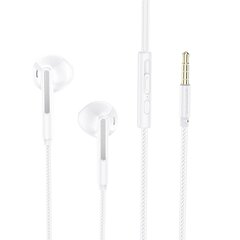 Borofone Earphones BM63 Melodic with microphone white цена и информация | Наушники | pigu.lt