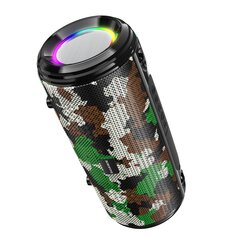 Borofone Portable Bluetooth Speaker BR13 Young camouflage green цена и информация | Аудиоколонки | pigu.lt